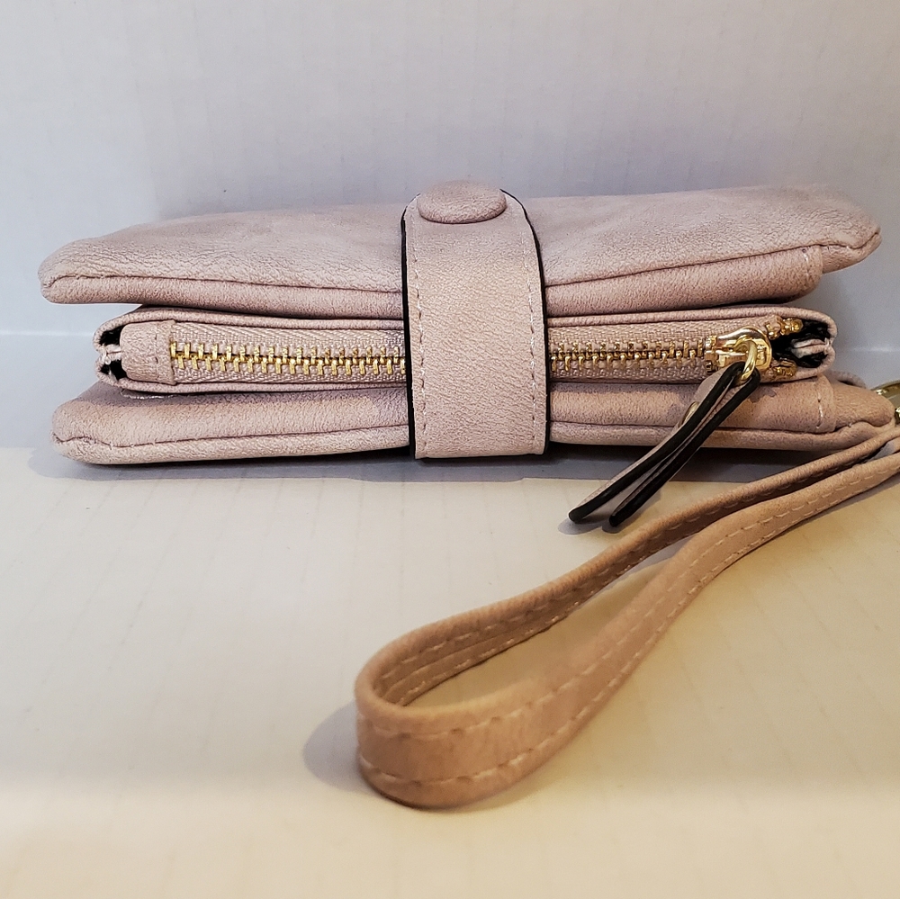 Multi Compartment Wallet Faux Leather